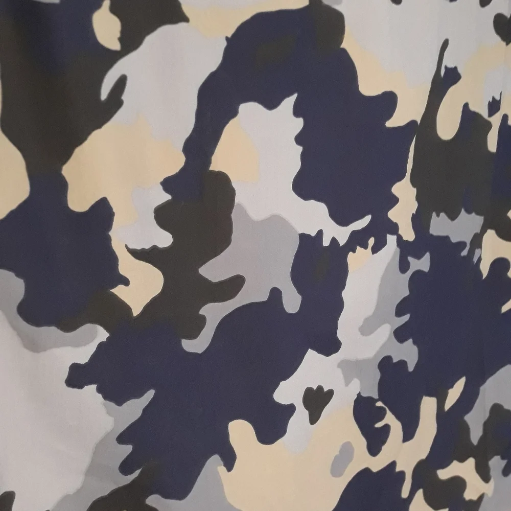 Pottery Barn Teen Blue Camouflage Full Flat Sheet